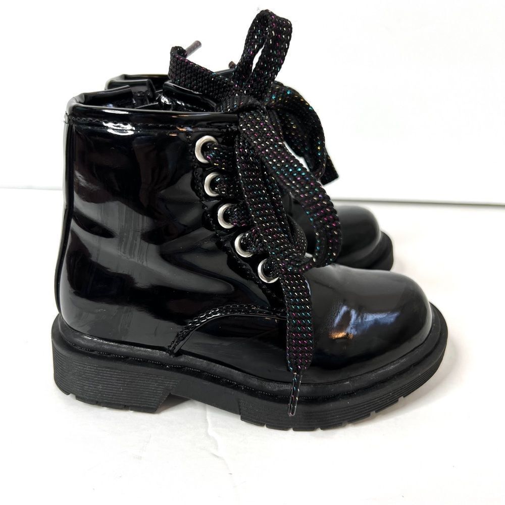 Thereaboots Black Patent Leather Ankle Bootie - Picture 2 of 7